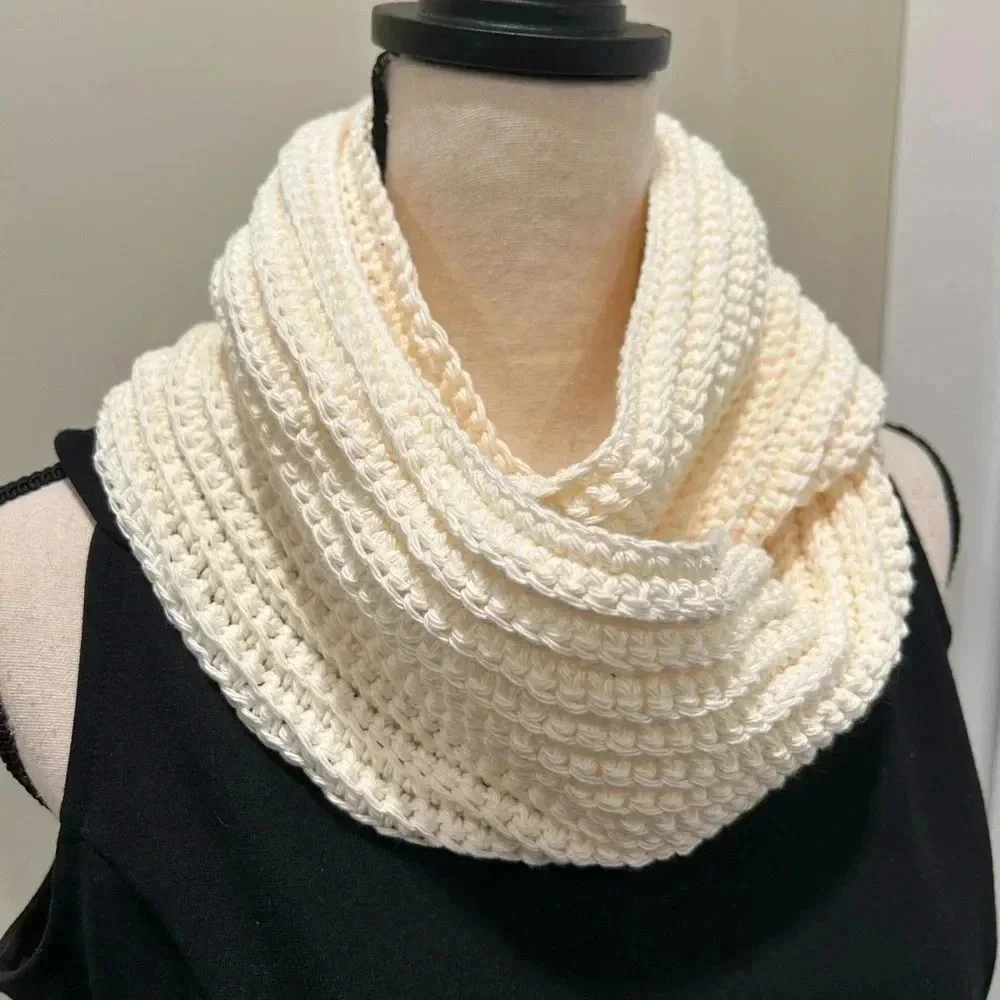 Handmade Infinity Crochet Scarf